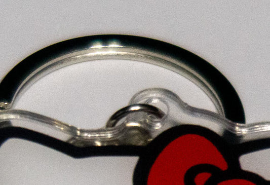 HK Middle Finger Keychain Acrylic
